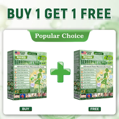 GEELEMON® 10-in-1 Weight Management Patch With Moringa, Berberine & NAD+ • Once Daily • 180-Day Guarantee Supports Appetite Control, Metabolism & Daily Energy
